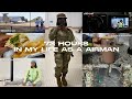 72 hours in my life as a airman my work life workout routine uniform tips  more