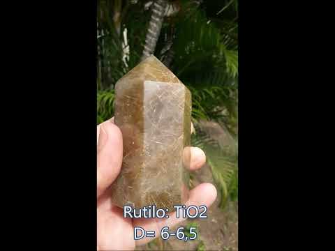 Vídeo: Qual a dureza do quartzo rutilado?