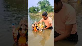 Lakshmi Ganesh Ji Ka Visarjan #diwali #ganpati #lakshmipuja