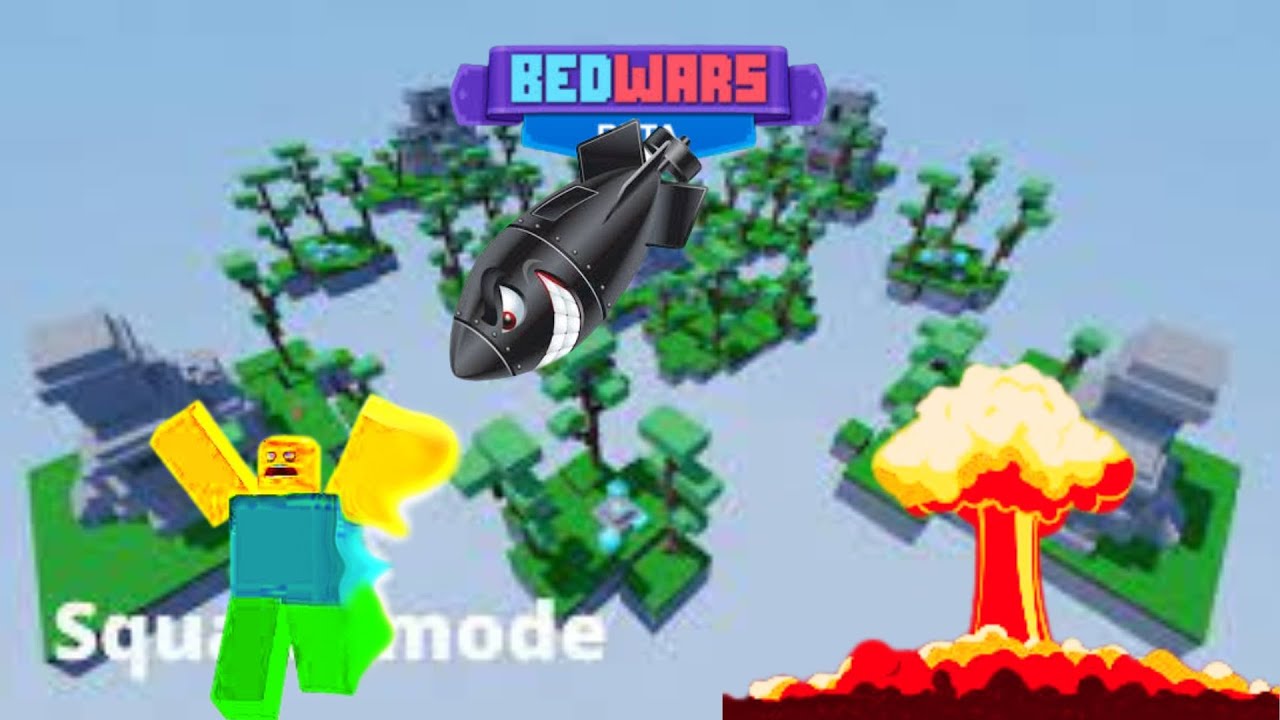 Nukeing helpless children in ROBLOX bedwars...