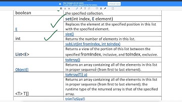 Set SubList ToArray Methods in ArrayList Video-14