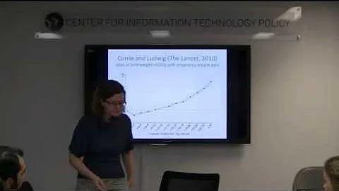 CITP Luncheon Speaker Series: Janet Currie  Big Da...