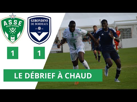 ASSE 1 - BORDEAUX 1 le débrief à chaud...avec une annonce à la fin de la vidéo !