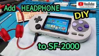 Let's add a headphone jack to SF-2000 DatFrog