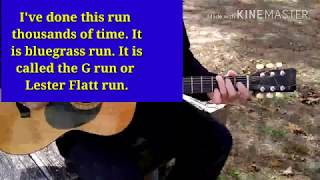How to play bluegrass lick on guitar