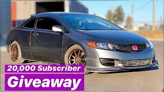 Rebuilding A Wrecked Honda Civic From IAA (GIVEAWAY) Part 6