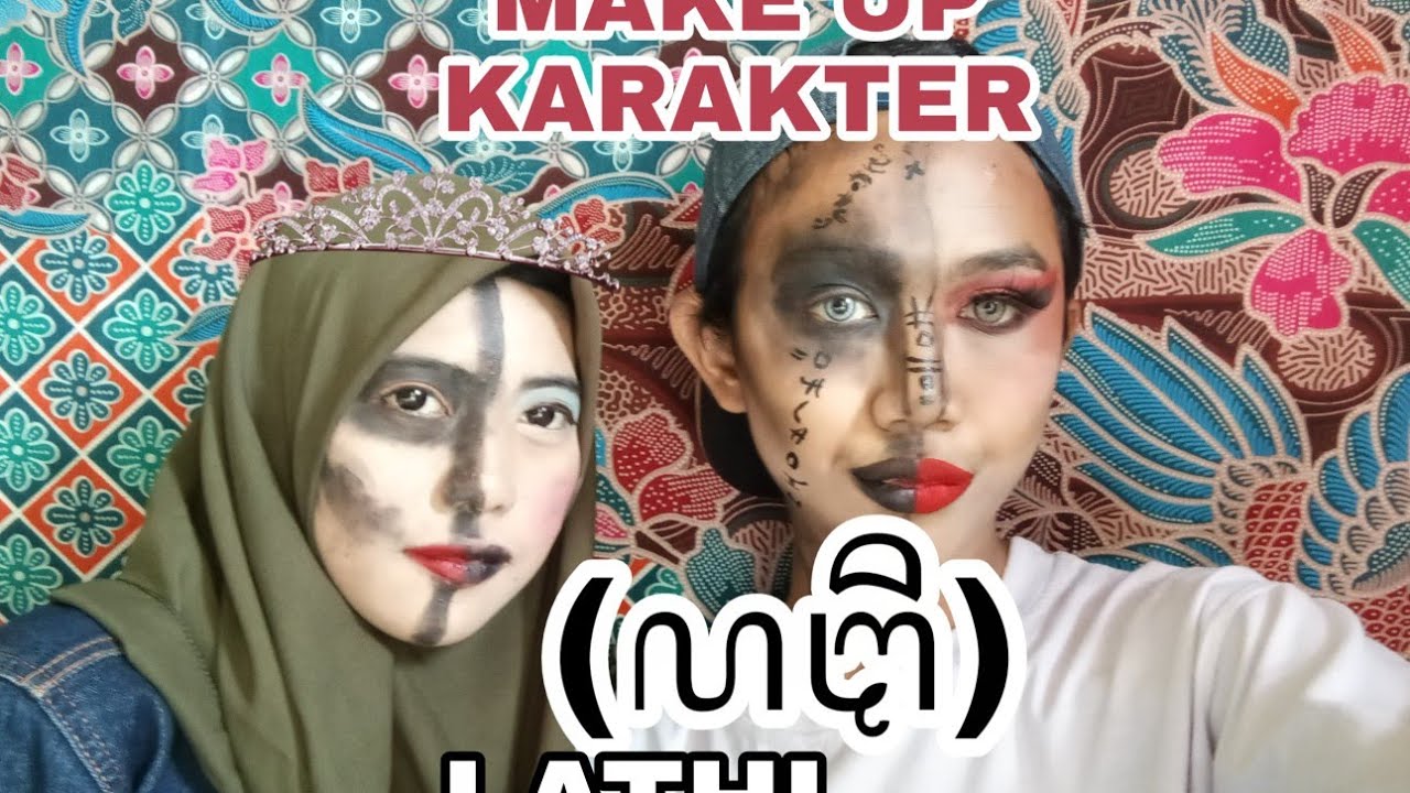 MAKE UP KARAKTER LATHI, GAGAL TAPI!! SERUUU - YouTube