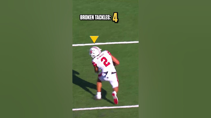 COUNT The Broken Tackles! 💪 #collegefootball #cfb #football