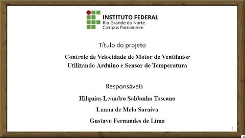 Controle de Velocidade de Motor de Ventilador Utilizando Arduino e Sensor de LM35 #SemanaDeInovacao