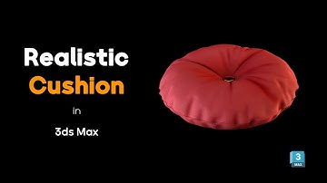 Modeling a BUTTONED CUSHION in 3ds Max