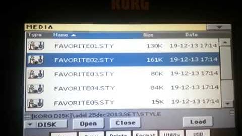 Important information about korg pa sets