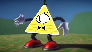Dancing triangle meme, but the dancing triangle is Bill Cipher