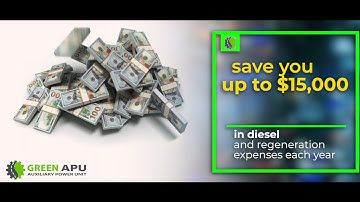 Money and Cost Savings - with Green APU