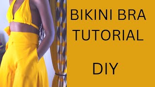 Bikini Bra Tutorial Diy How To Cut And Sew A Bikini Bra