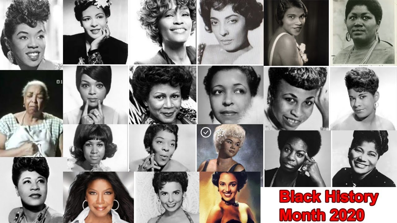 Black History Month 2020 Compilation Great Black Female Singers YouTube