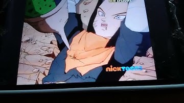 Piccolo kicks Cell and saves android 17(Nicktoons Edits vs. cartoon network Edits/T.V. comparison)