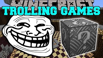 Minecraft: ROBOT ALIEN TROLLING GAMES - Lucky Block Mod - Modded Mini-Game