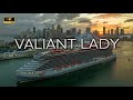 Virgin voyages valiant lady first departure from miami  4k