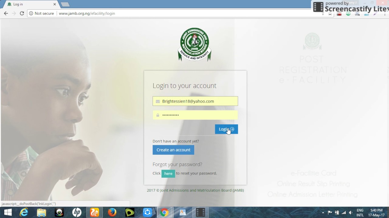 How to check 2017 JAMB RESULT YouTube