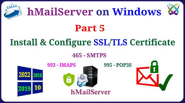 hMailServer - Part 5 - Install and Configure SSL/TLS Certificates on hMailServer