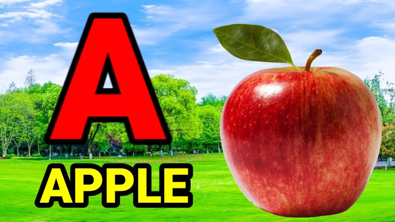 Phonics Song With TWO Words - A For Apple B For Ball - ABC Alaphabet ...