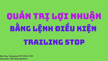 QUẢN TRỊ LỢI NHUẬN BẰNG LỆNH TRAILING STOP