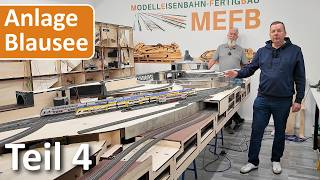 Anlagenbau Blausee Teil 4 / MEFB /Holzbausatz / Märklin / Spur H0 / C-Gleis / Modelleisenbahn bauen