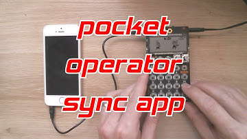 PO Sync pocket operator app how-to