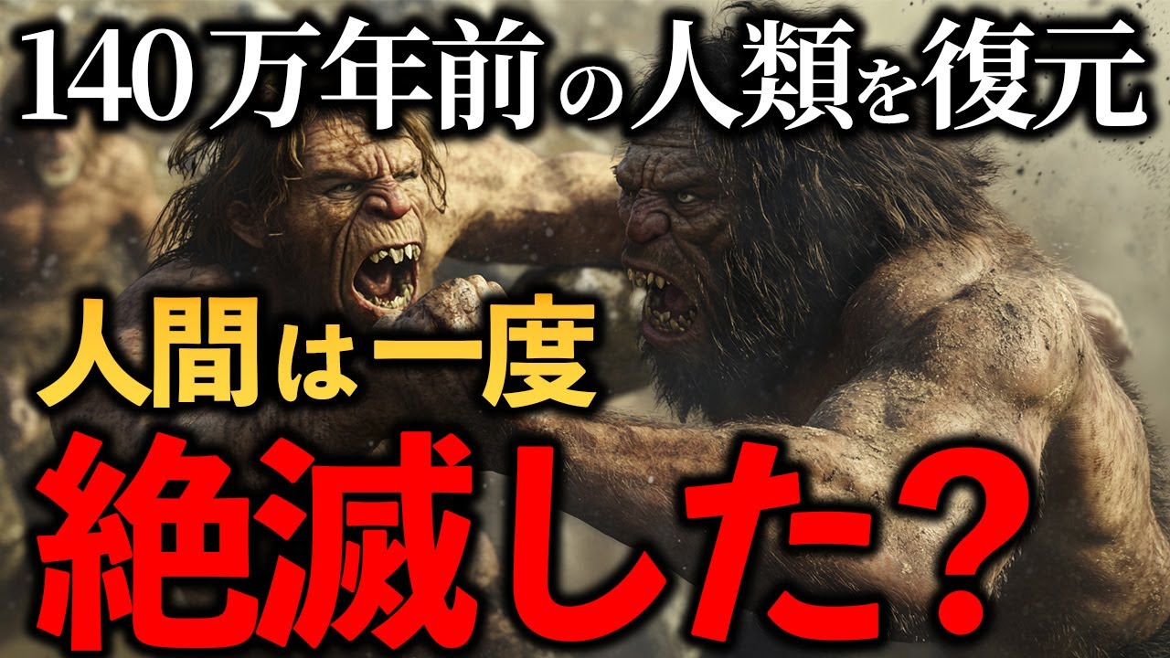 140万年前に絶滅した人類「ホモハビリス」