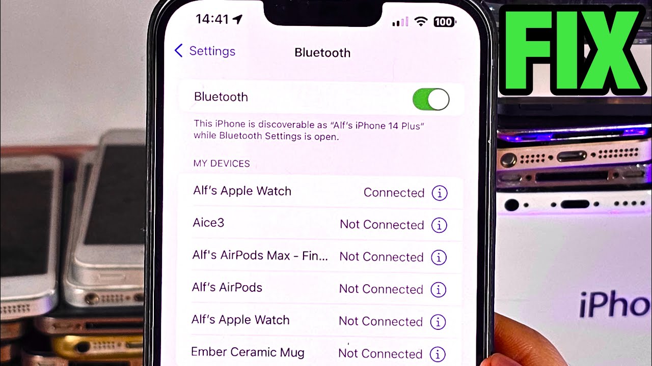 iPhone Bluetooth not working? (SOLVED) (5 fixes) - YouTube