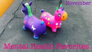 Mental Health Favorites (November)