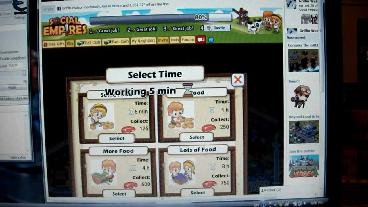 social empire: cheat for resource