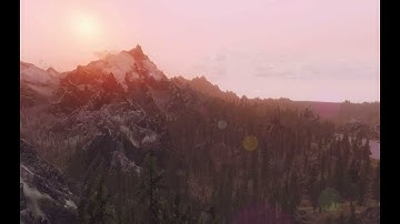 Skyrim ENB v0.241 volumetric rays + shadows on clouds