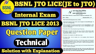 BSNL JTO LICE question papers with answers | BSNL JTO LICE | BSNL JTO LICE Previous question Papers screenshot 2