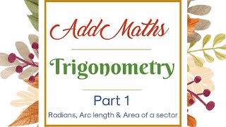 CSEC Add Maths : Trigonometry - Part 1 Profile