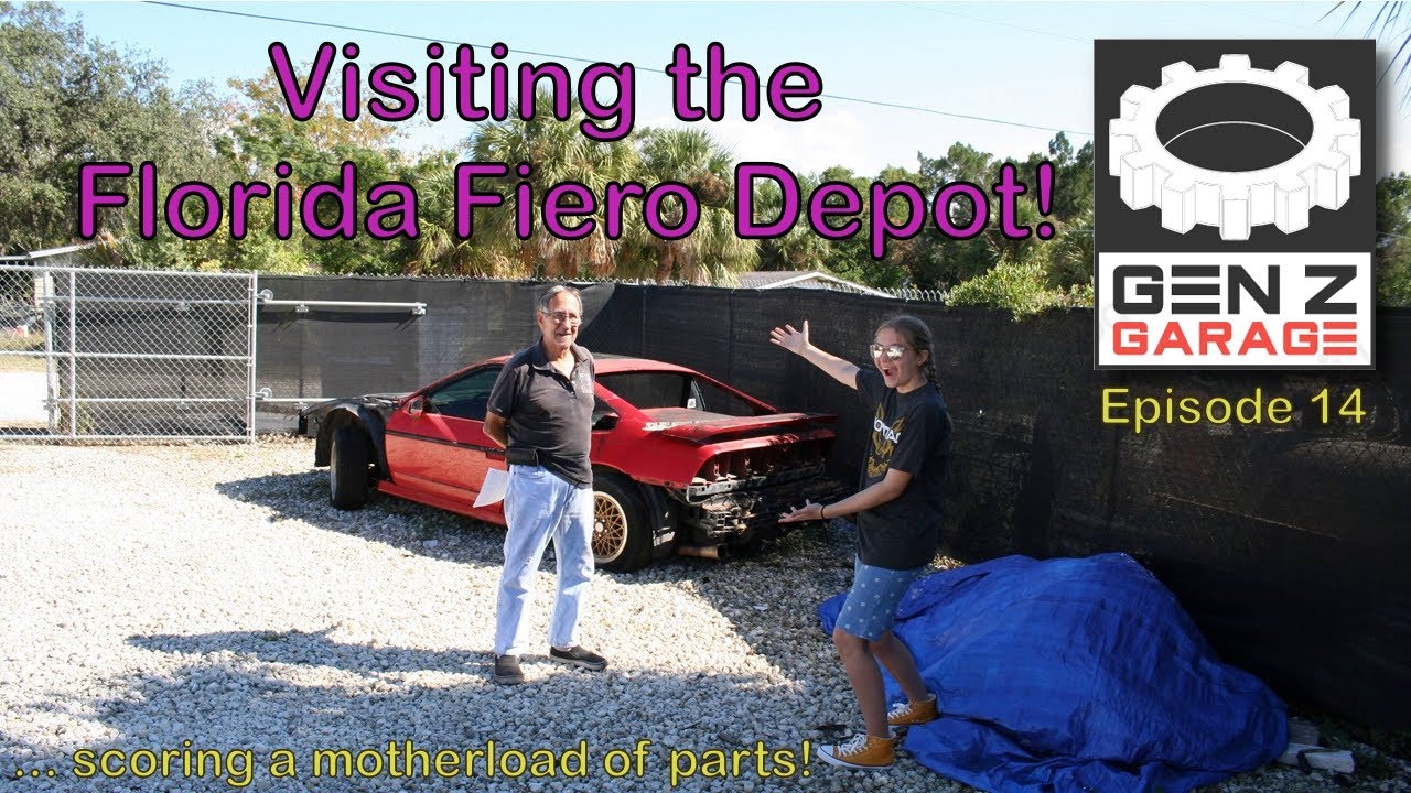Visiting Larry Hubbert's Florida Fiero Depot! - Gen Z Garage - Ep 14