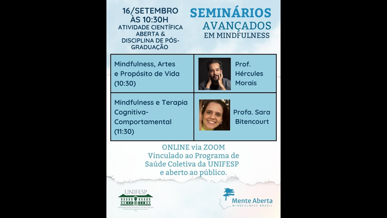 Mindfulness e Terapia Cognitivo-Comportamental (TCC) | Aula com Professora Sara Bitencourt