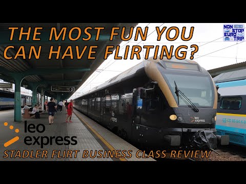 THE MOST FUN FLIRTING? / LEO EXPRESS BUSINESS CLASS REVIEW / CZECH TRAIN TRIP REPORT