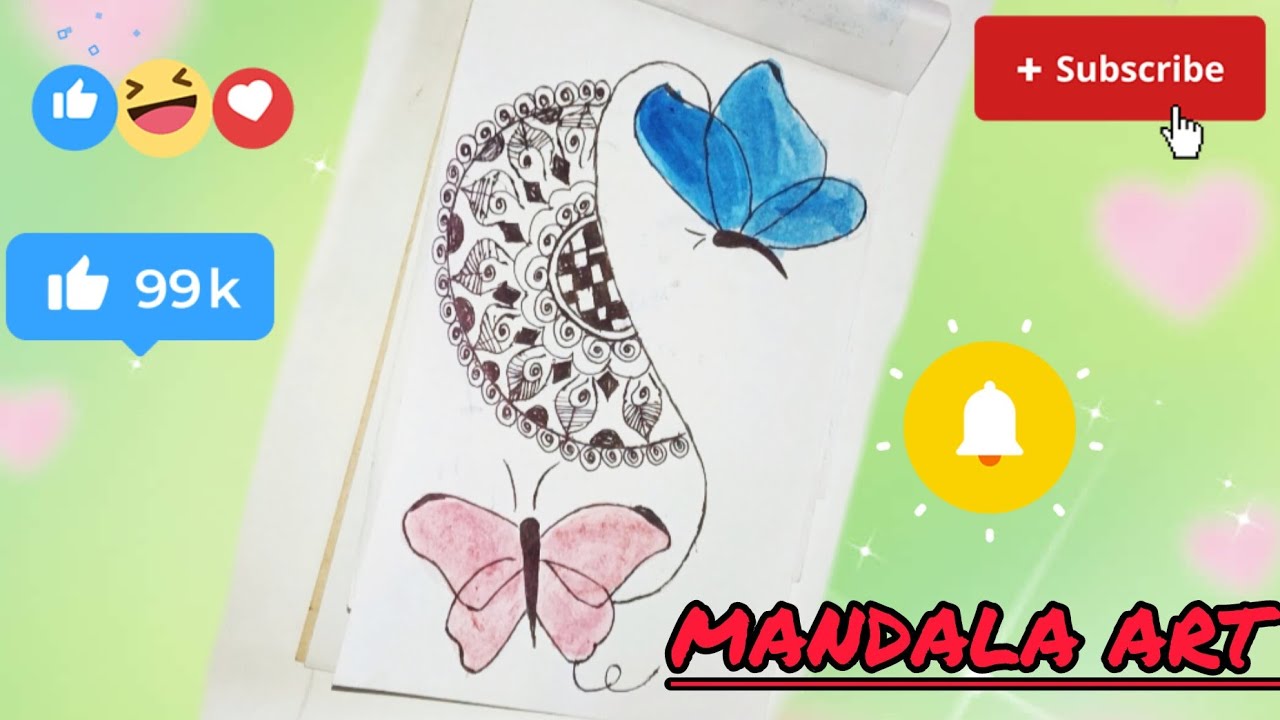 Mandala art ✨ || Mandala drawing step by step || Easy mandala art || How to draw easy mandala art 