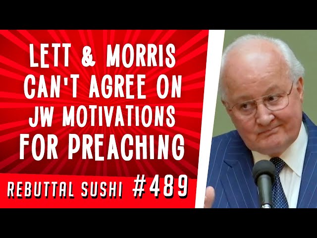 Stephen Lett and Tony Morris can't agree on Jehovah's Witness motivations for preaching class=