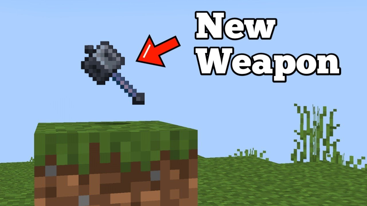 Minecraft Just Added A New Weapon. - YouTube