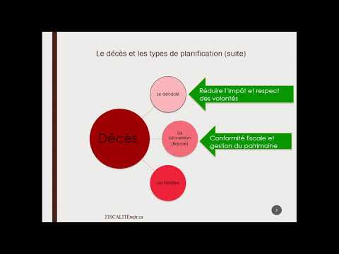 Semaine 12 - Capsule 1 - Planification fiscale au décès