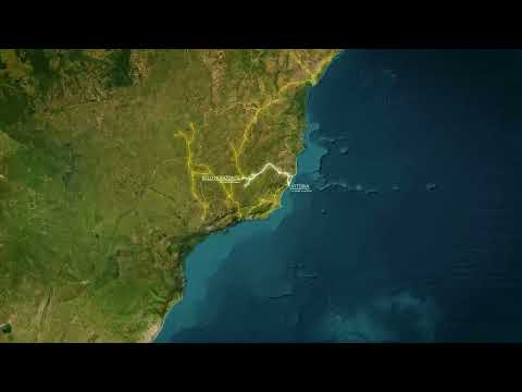 A Ferrovia Vitória a Minas: Uma Jornada de 905 km pelo Rio Doce.