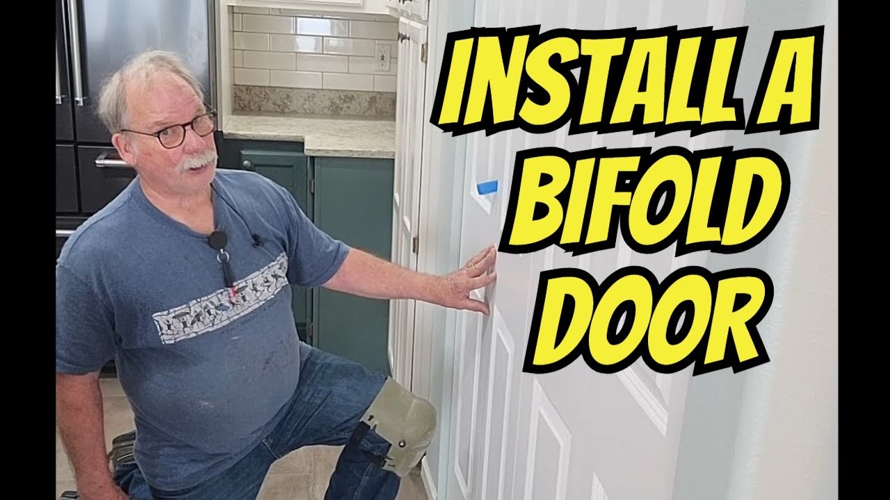 How to install a bifold door in a drywall wrapped opening.