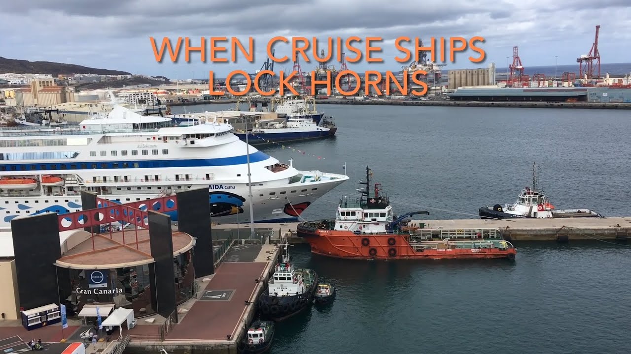 When Cruise Ships Lock Horns