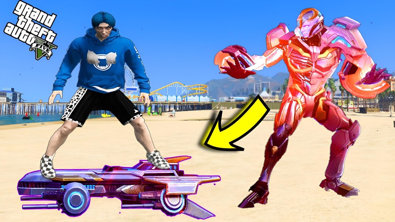 ကျနော် Mobile Legendsထဲက Gordရဲ့စကိတ်ပျံကြီး ကိုခိုးခဲ့တယ်/ GTA 5 Myanmar/ GTA 5 Mod Gameplay