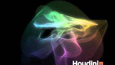 Fractal Flame inspired particle animation