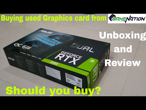 Pre owned-used graphics card from gamenation, unboxing and review -Should you buy?