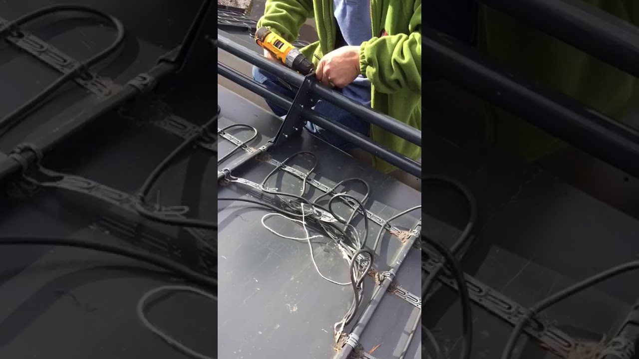 Kar Tutucu - Aparatın &Ccedil;atıya Kenete Sıkıştırılması