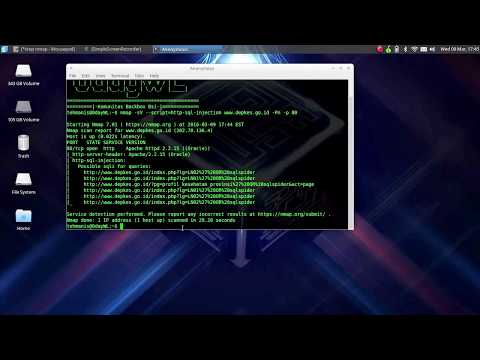 Scan vuln Sql injection with NMAP